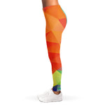 Abstract Polygonal Geometric Print Women's Leggings