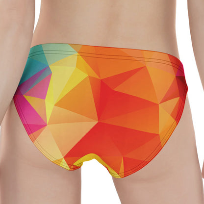 Abstract Polygonal Geometric Print Women's Panties