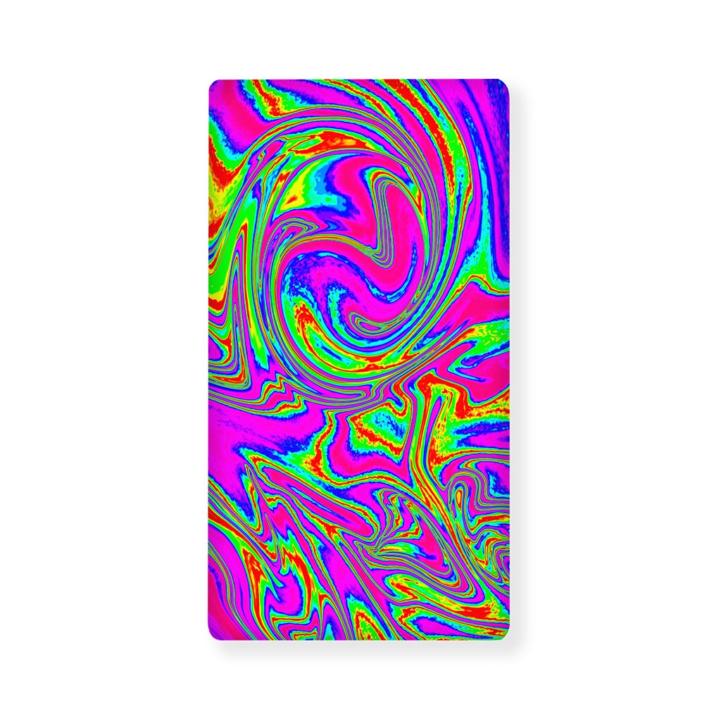 Abstract Psychedelic Liquid Trippy Print Baby Crib Sheet