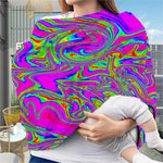 Abstract Psychedelic Liquid Trippy Print Baby Seat Cover