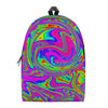 Abstract Psychedelic Liquid Trippy Print Backpack