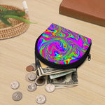 Abstract Psychedelic Liquid Trippy Print Coin Purse