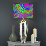 Abstract Psychedelic Liquid Trippy Print Drum Lamp Shade