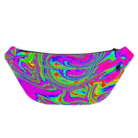 Abstract Psychedelic Liquid Trippy Print Fanny Pack