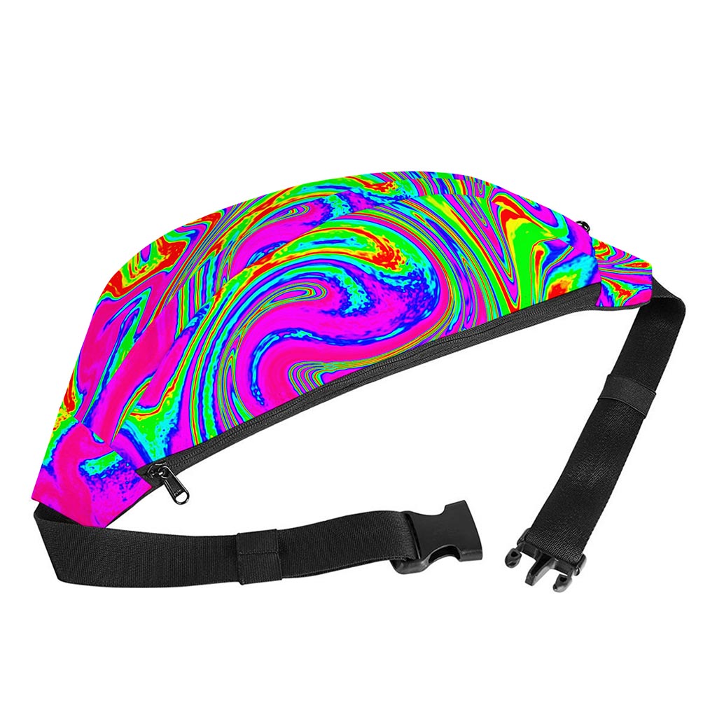 Abstract Psychedelic Liquid Trippy Print Fanny Pack