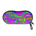 Abstract Psychedelic Liquid Trippy Print Glasses Case