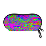 Abstract Psychedelic Liquid Trippy Print Glasses Case