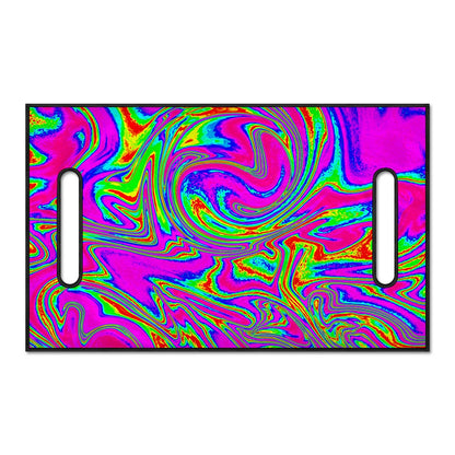 Abstract Psychedelic Liquid Trippy Print Golf Cart Seat Cover