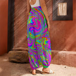 Abstract Psychedelic Liquid Trippy Print Harem Pants