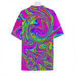 Abstract Psychedelic Liquid Trippy Print Hawaiian Shirt