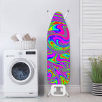 Abstract Psychedelic Liquid Trippy Print Ironing Board Cover