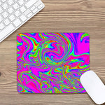 Abstract Psychedelic Liquid Trippy Print Mouse Pad