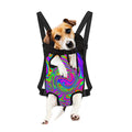 Abstract Psychedelic Liquid Trippy Print Pet Carrier Backpack