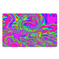 Abstract Psychedelic Liquid Trippy Print Polyester Doormat