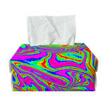 Abstract Psychedelic Liquid Trippy Print Rectangle Tissue Box Cover