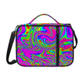 Abstract Psychedelic Liquid Trippy Print Shoulder Strap Bible Bag