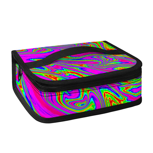 Abstract Psychedelic Liquid Trippy Print Small Lunch Bag