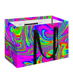 Abstract Psychedelic Liquid Trippy Print Utility Tote Bag