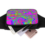 Abstract Psychedelic Liquid Trippy Print Waist Bag