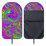 Abstract Psychedelic Liquid Trippy Print Waterproof Car Seat Cover