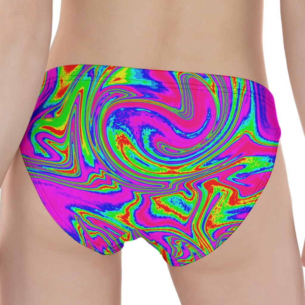 Abstract Psychedelic Liquid Trippy Print Women's Panties