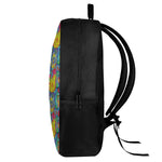 Abstract Psychedelic Print 17 Inch Backpack