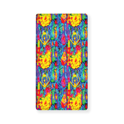 Abstract Psychedelic Print Baby Crib Sheet