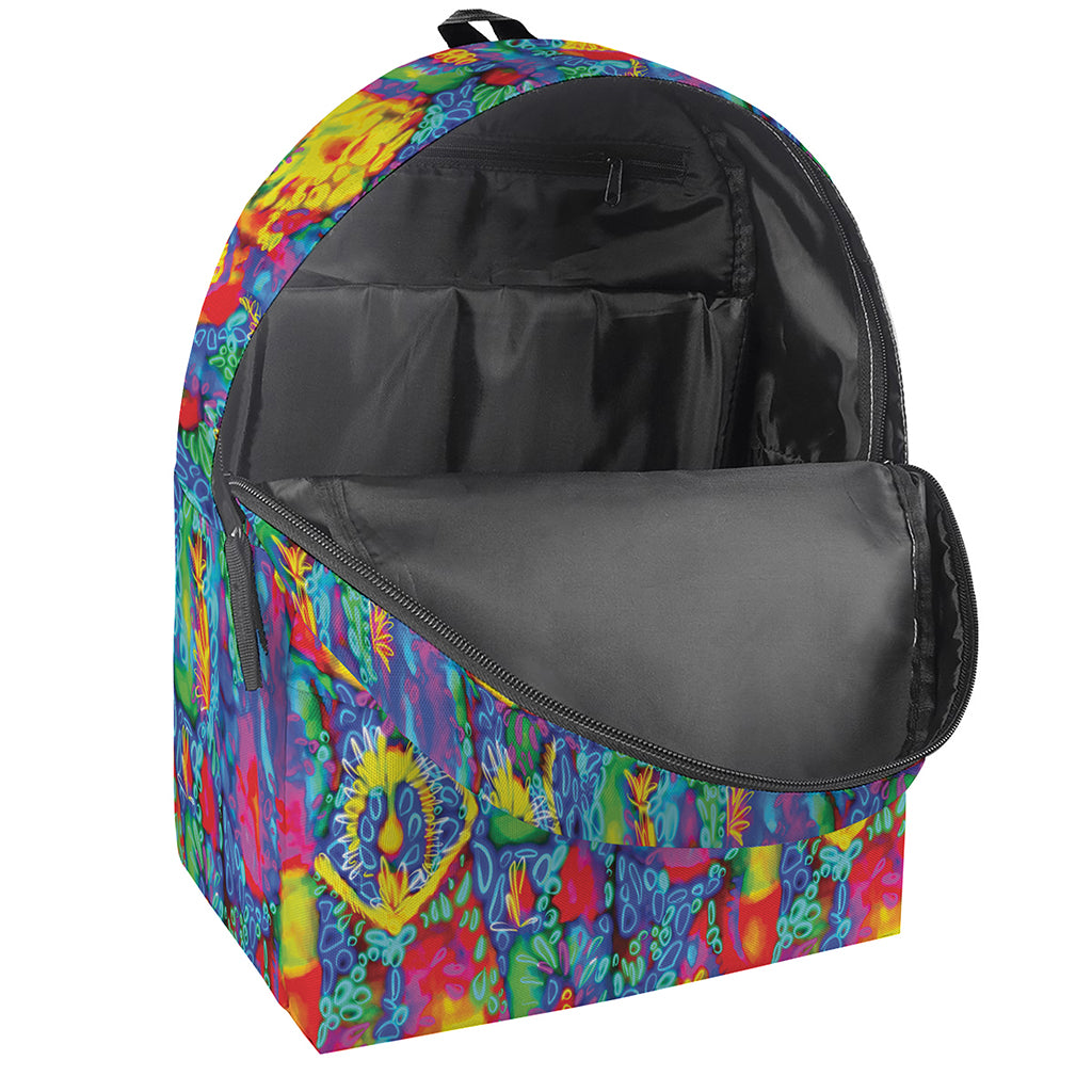 Abstract Psychedelic Print Backpack