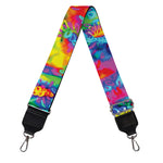 Abstract Psychedelic Print Bag Strap