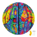 Abstract Psychedelic Print Basketball