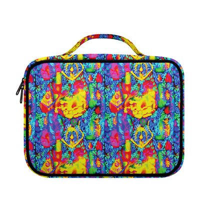 Abstract Psychedelic Print Briefcase Bible Bag