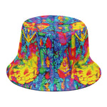 Abstract Psychedelic Print Bucket Hat