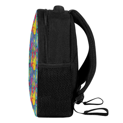 Abstract Psychedelic Print Casual Backpack