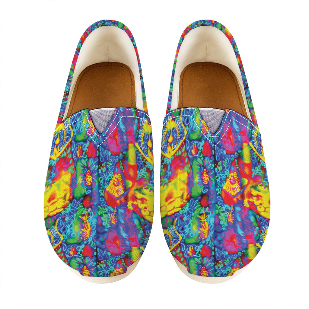 Abstract Psychedelic Print Casual Shoes