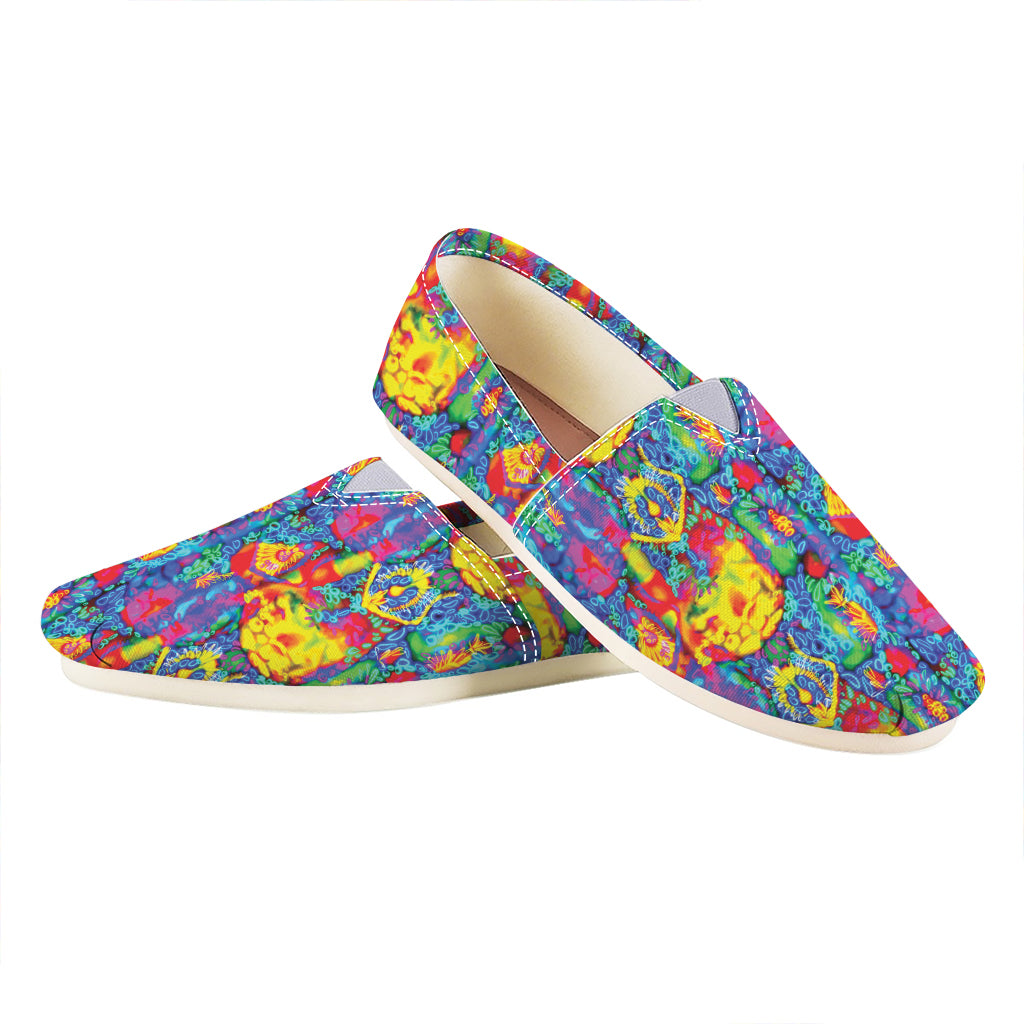 Abstract Psychedelic Print Casual Shoes