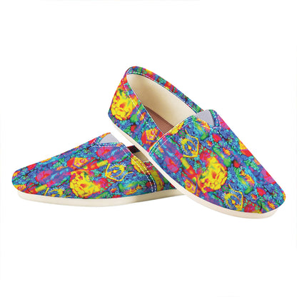 Abstract Psychedelic Print Casual Shoes
