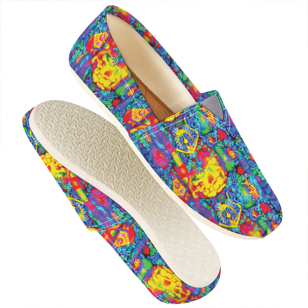 Abstract Psychedelic Print Casual Shoes