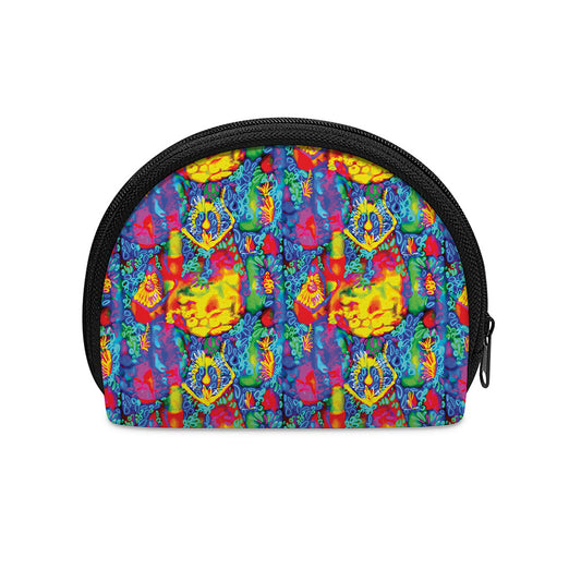 Abstract Psychedelic Print Coin Purse
