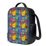 Abstract Psychedelic Print Crossbody Lunch Bag