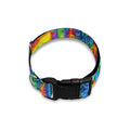 Abstract Psychedelic Print Dog Collar