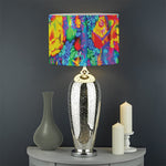 Abstract Psychedelic Print Drum Lamp Shade