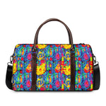 Abstract Psychedelic Print Duffle Bag