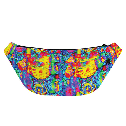 Abstract Psychedelic Print Fanny Pack