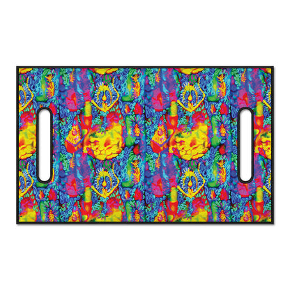 Abstract Psychedelic Print Golf Cart Seat Cover