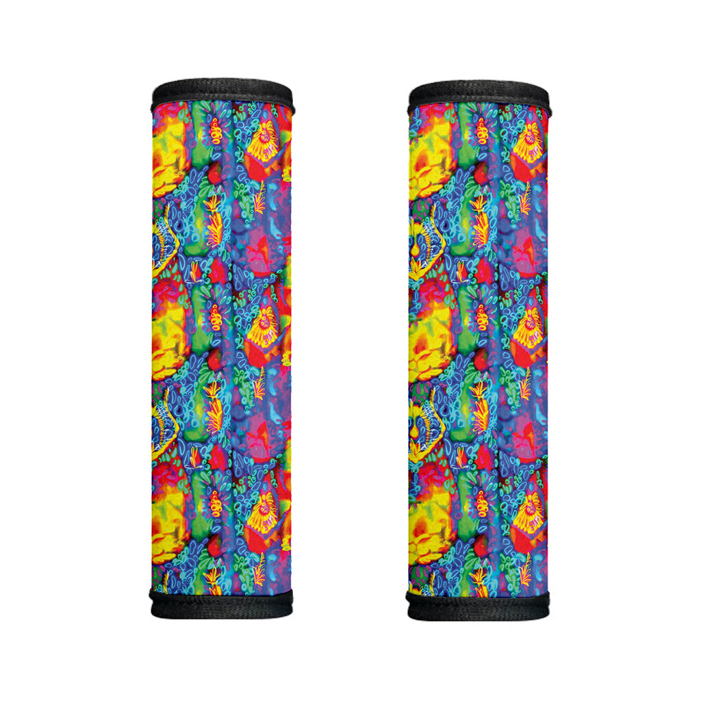 Abstract Psychedelic Print Handle Covers