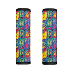 Abstract Psychedelic Print Handle Covers