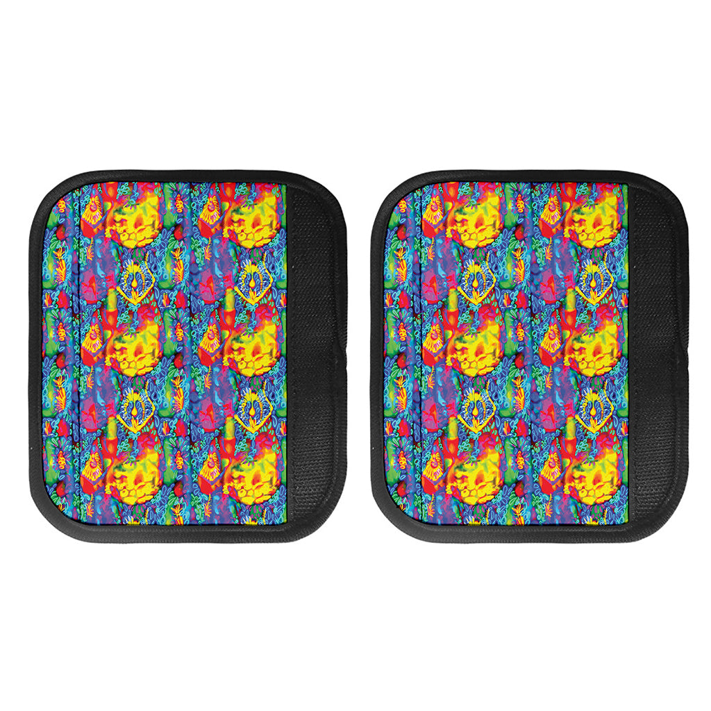 Abstract Psychedelic Print Handle Covers
