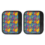 Abstract Psychedelic Print Handle Covers