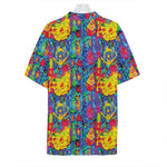 Abstract Psychedelic Print Hawaiian Shirt