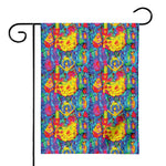 Abstract Psychedelic Print House Flag